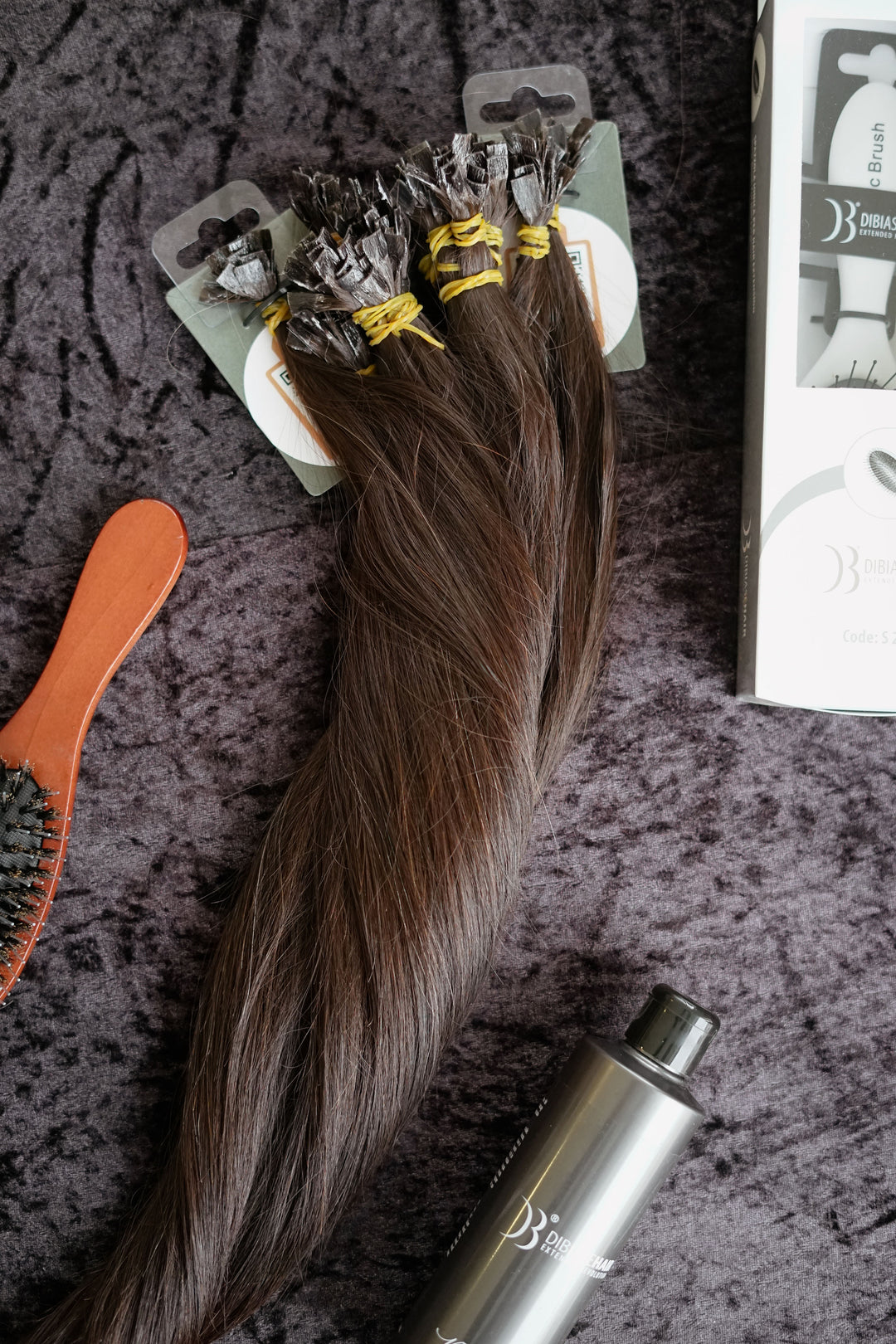 Easyouth Draht Extensions Echthaar – 80g, 40 Cm, Farbe Ash Brown Mix Platin Blonde, #8P60